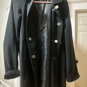 London Fog Black Women's Coat with detachable hood